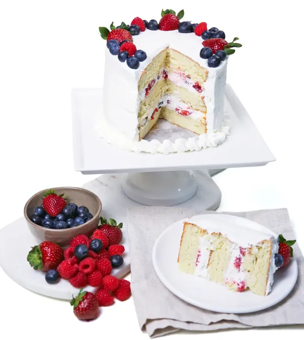  Triple Berry Cake