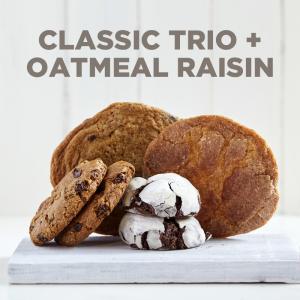  Classic Cookie Trio + Oatmeal Raisin 