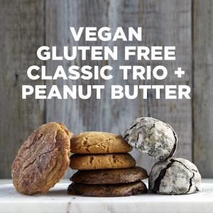  Vegan Gluten-Free Cookie Trio + Peanut Butter 