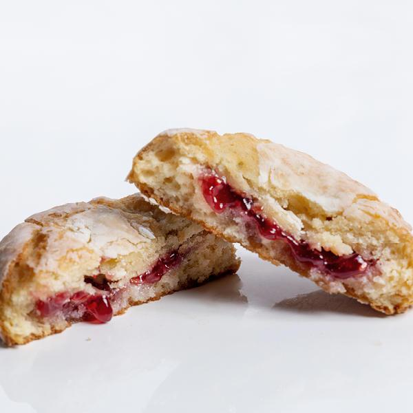 Raspberry Gooey Butter Cookie