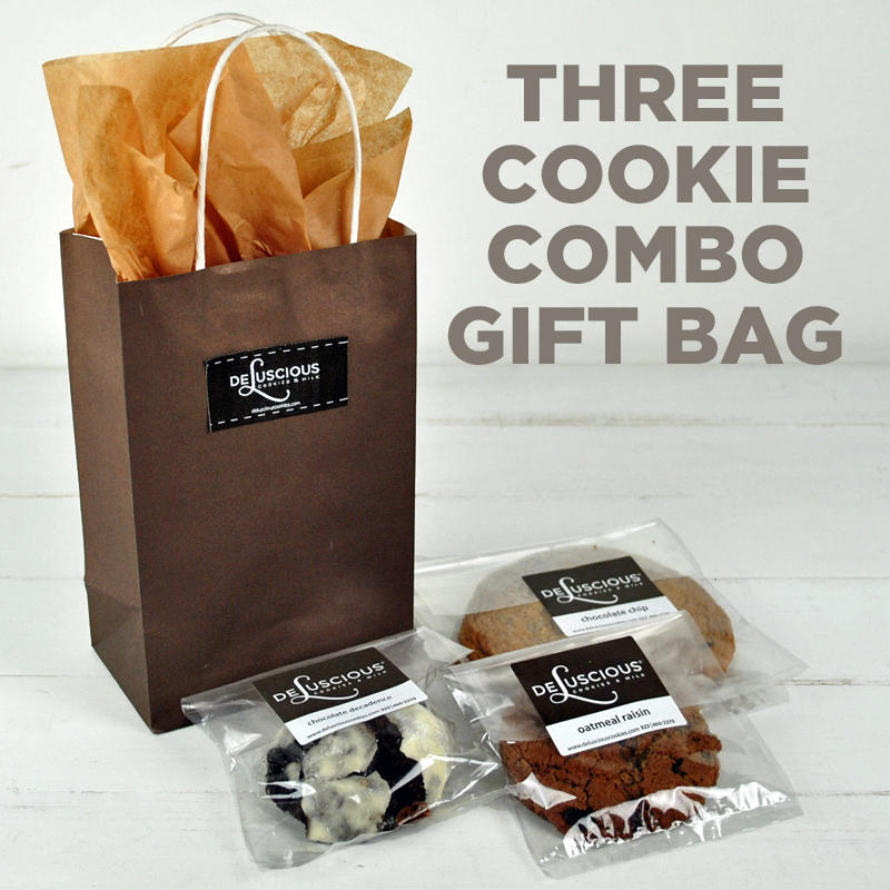 Three Cookie Combo Gift Bag