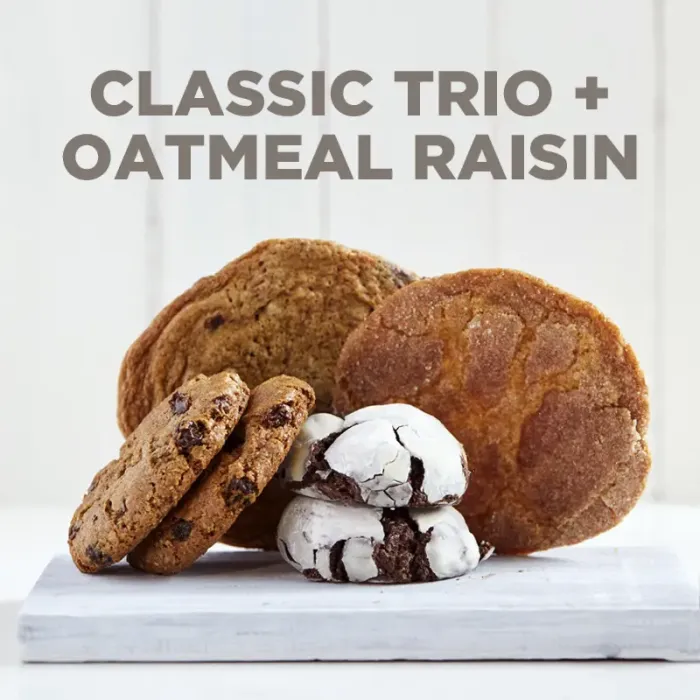 Classic Cookie Trio + Oatmeal Raisin 